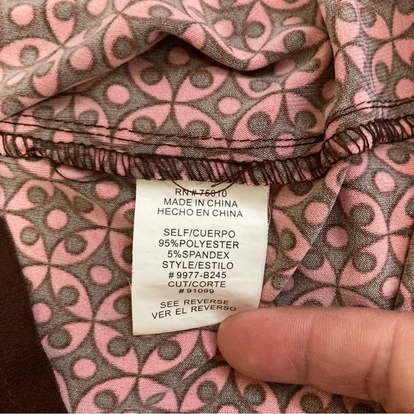 City Trisngles Elegant Geometric Patterned Dress Size M - Picture 10 of 14